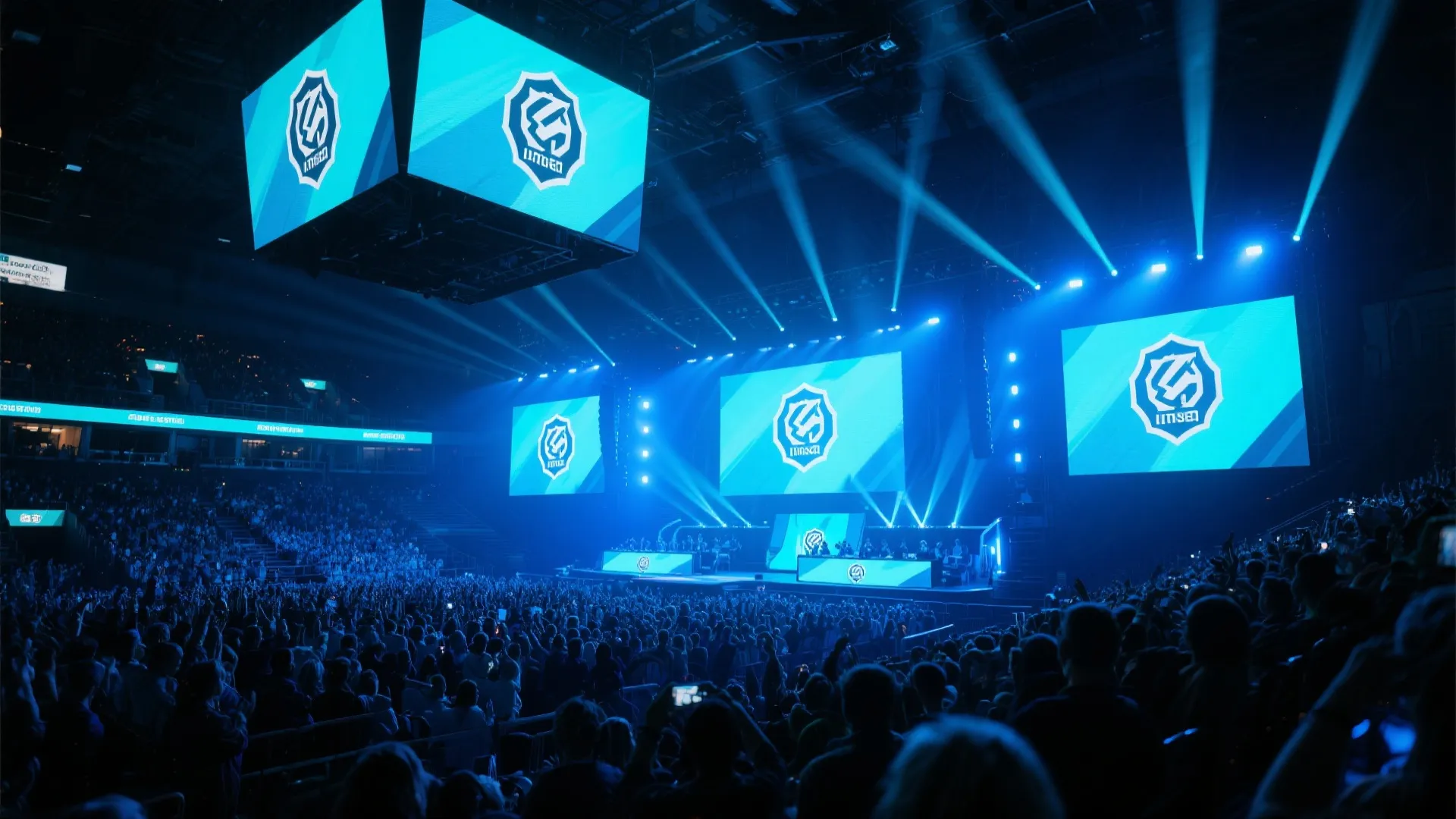 顶级电竞赛事现场