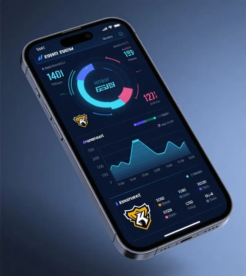 电竞APP数据面板展示